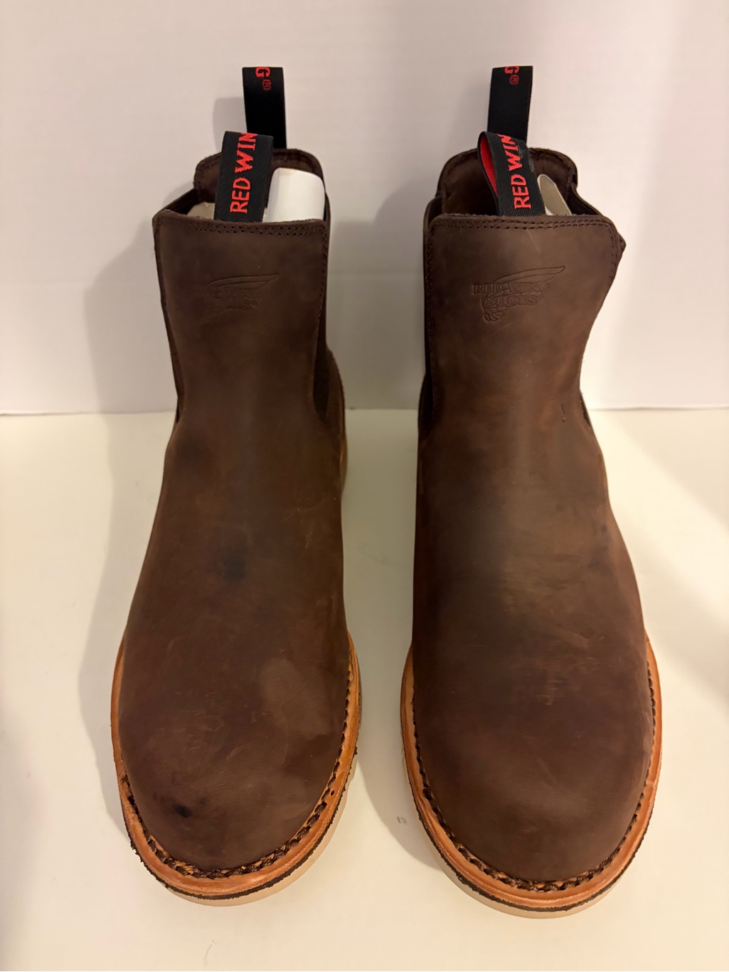Red Wing Traction Tred Lite Men’s 5-Inch Safety Toe Brown Chelsea 2446 Size 13